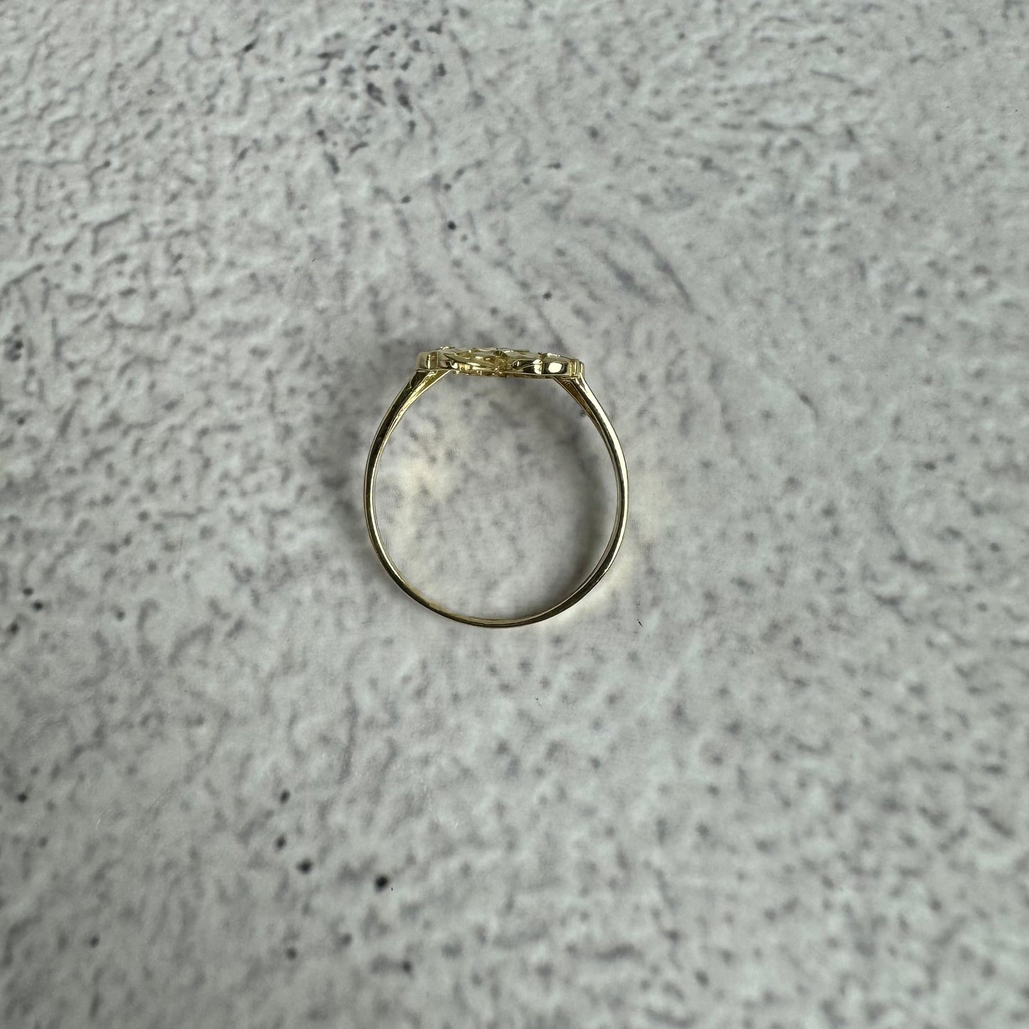 Heart Shaped Nugget Ring