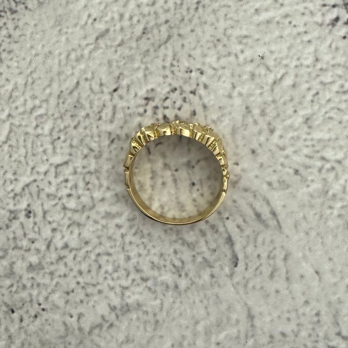 Gold Nugget Ring