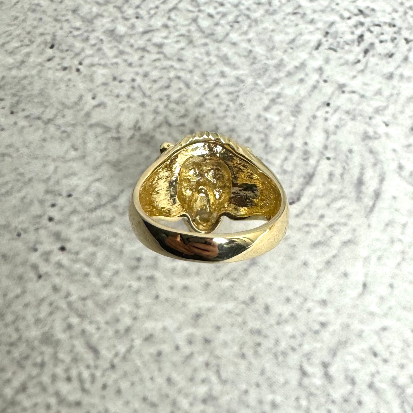 Large Lion Head Ring